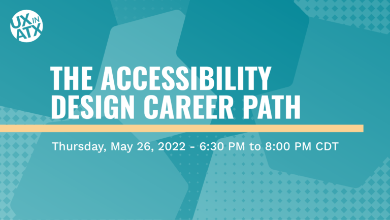The Accessibility Design Career Path
